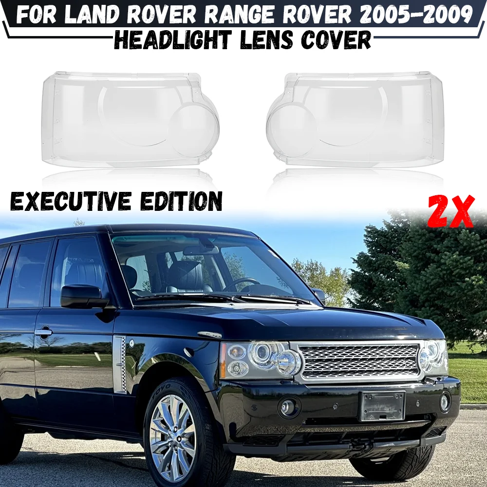 

For Land Rover Range Rover Executive Edition 2005-2009 Front Headlamp Shell Transparent Lampshade Lens Headlight Cover