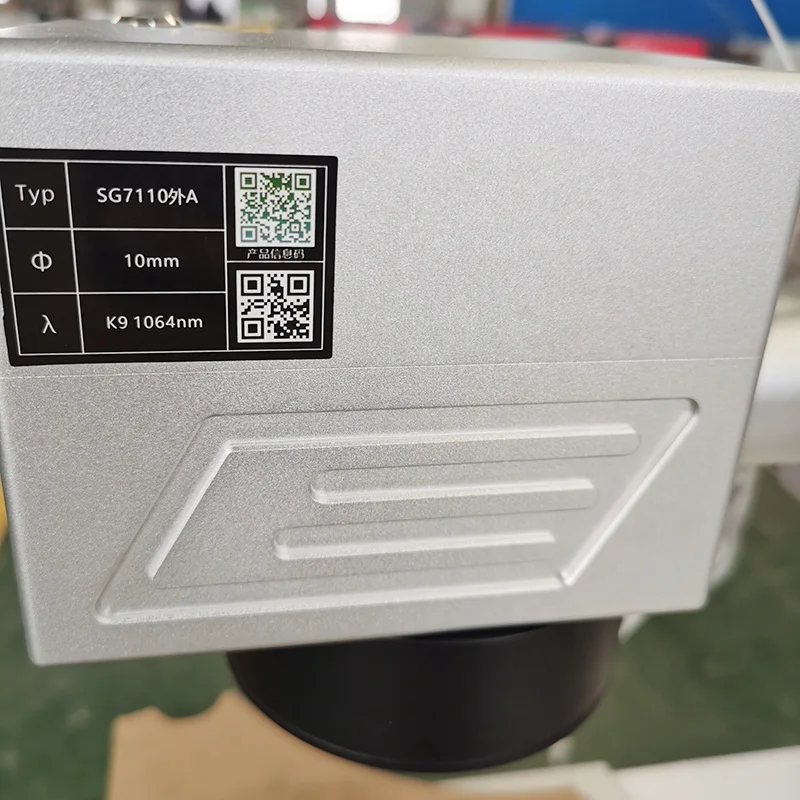 Testa di scansione galvanometro laser a fibra Sino Galvo SG7110 con specchio K9 Specchio SiO2 per macchina per marcatura laser