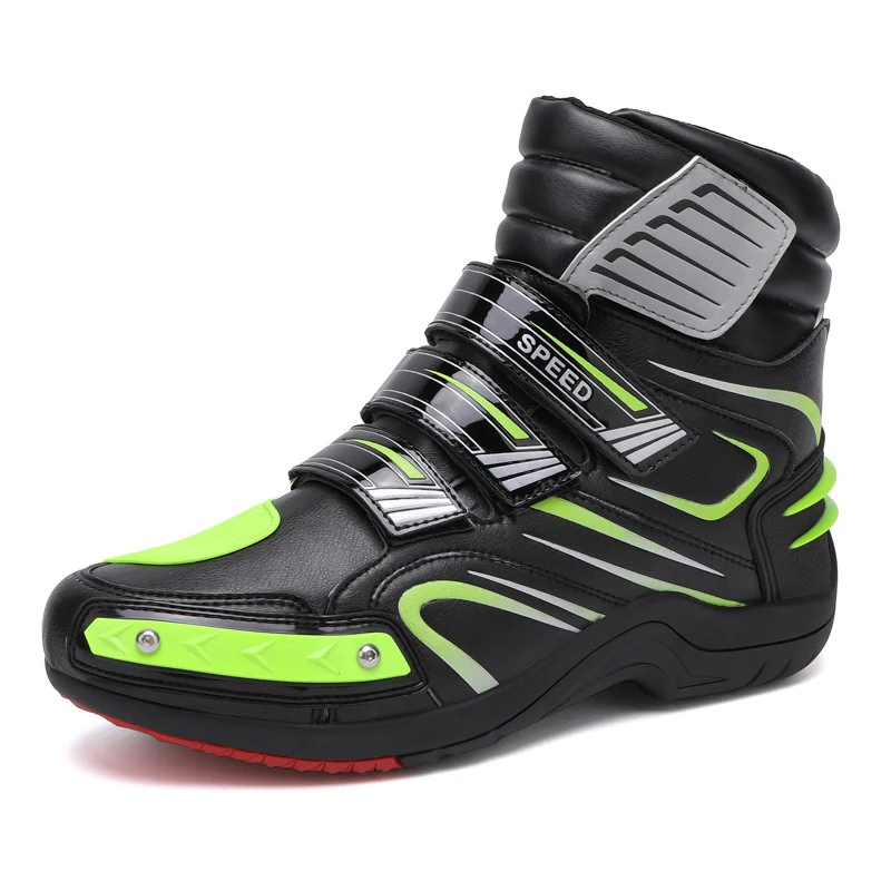 

Anti-fall Motocross Shoes Antiskid Motorcycle Shoes Wear Resistant Motorcycle Boots Shock Absorption Motorcycle Accessories