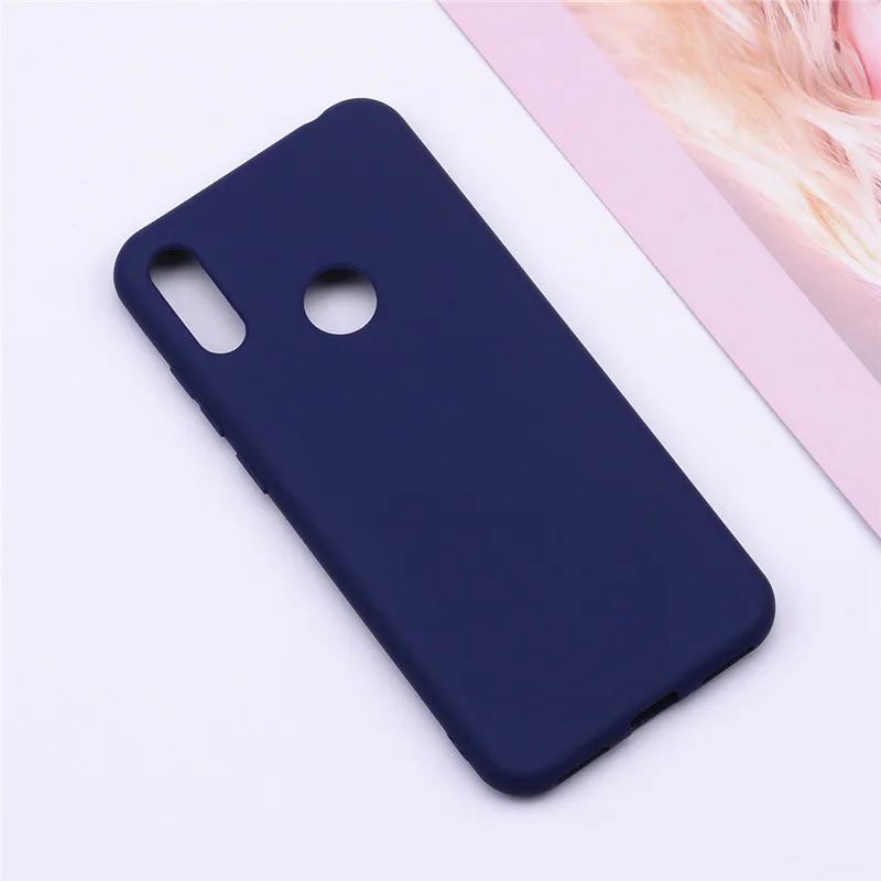 For Huawei Y6S Y6 2019 Bumper Soft Cover TPU Matte Silicon Phone Case For Huawei Honor 8A Y6 S Y6 Prime 2019 Phone Back Cover