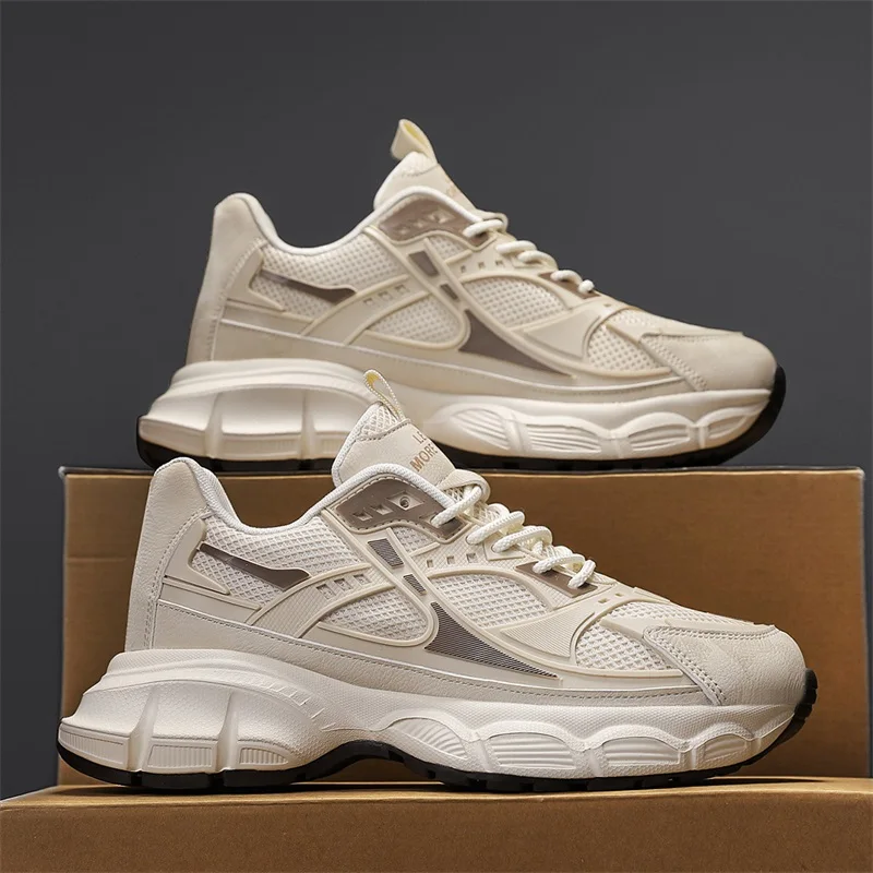 

Men's breathable new four seasons outdoor casual sneakers speed runing shoes light soft-sole fashion students racing sports shoe