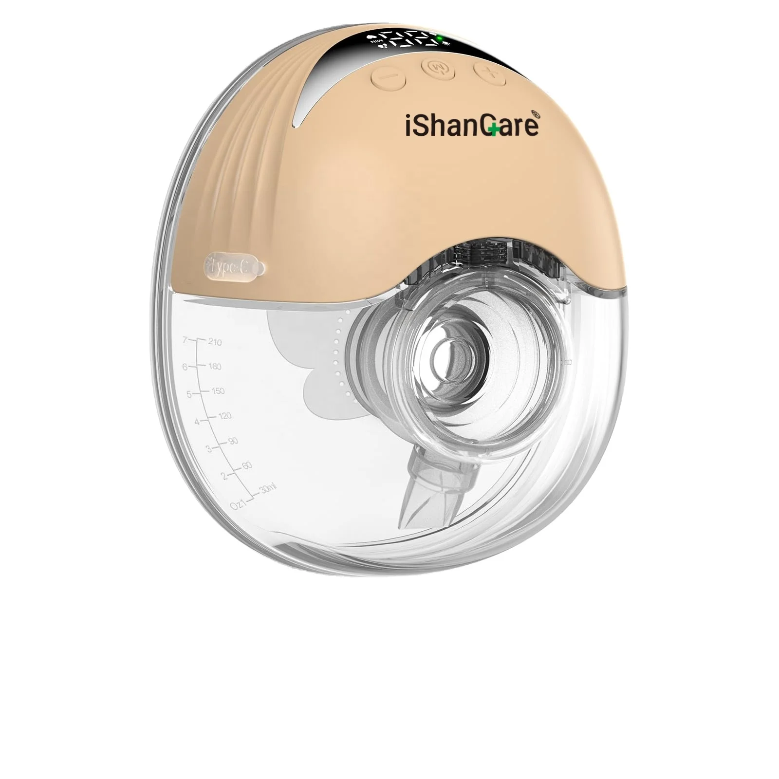 

Молокоотсос 210 мл, носимый электрический молокоотсос, 4 режима, 12-уровневый регулируемый электрический молокоотсос