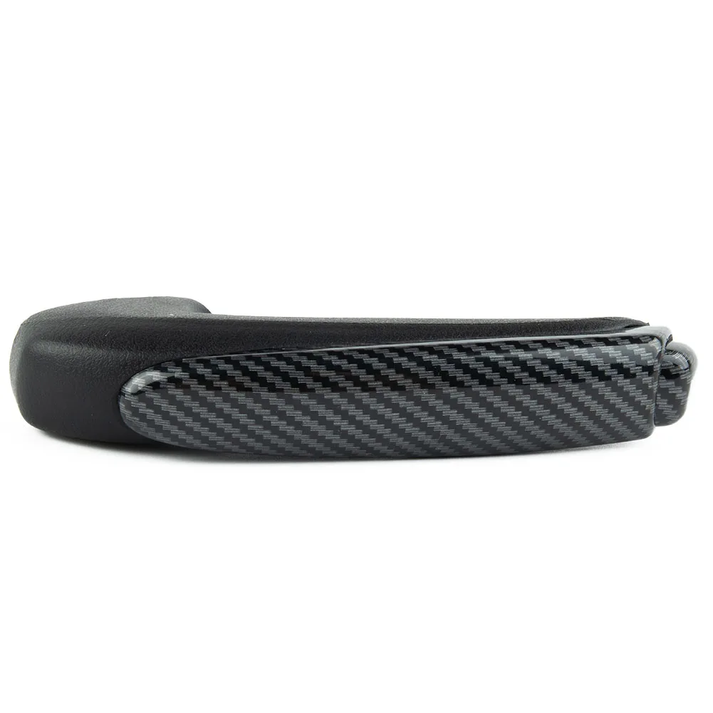 Black Carbon Fiber Handbrake Cover For Honda Civic Coupe Sedan 2006 - 2011 Auto Accessories Carbon Fiber Style Brake Lever Trim
