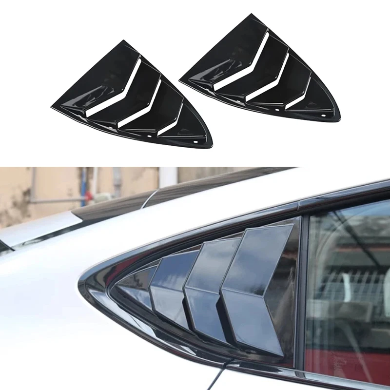 

Car Rear Triangular Blinds Fit for Xpeng G6 2022-2024 Rear Triangular Blinds Carbon Fiber Set Air Outlet Exterior Accessories