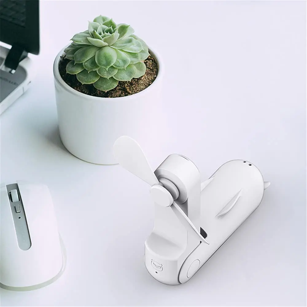 Ventilatore personale USB nuovo Mini ventilatore portatile pieghevole multifunzionale ricaricabile palmare studente