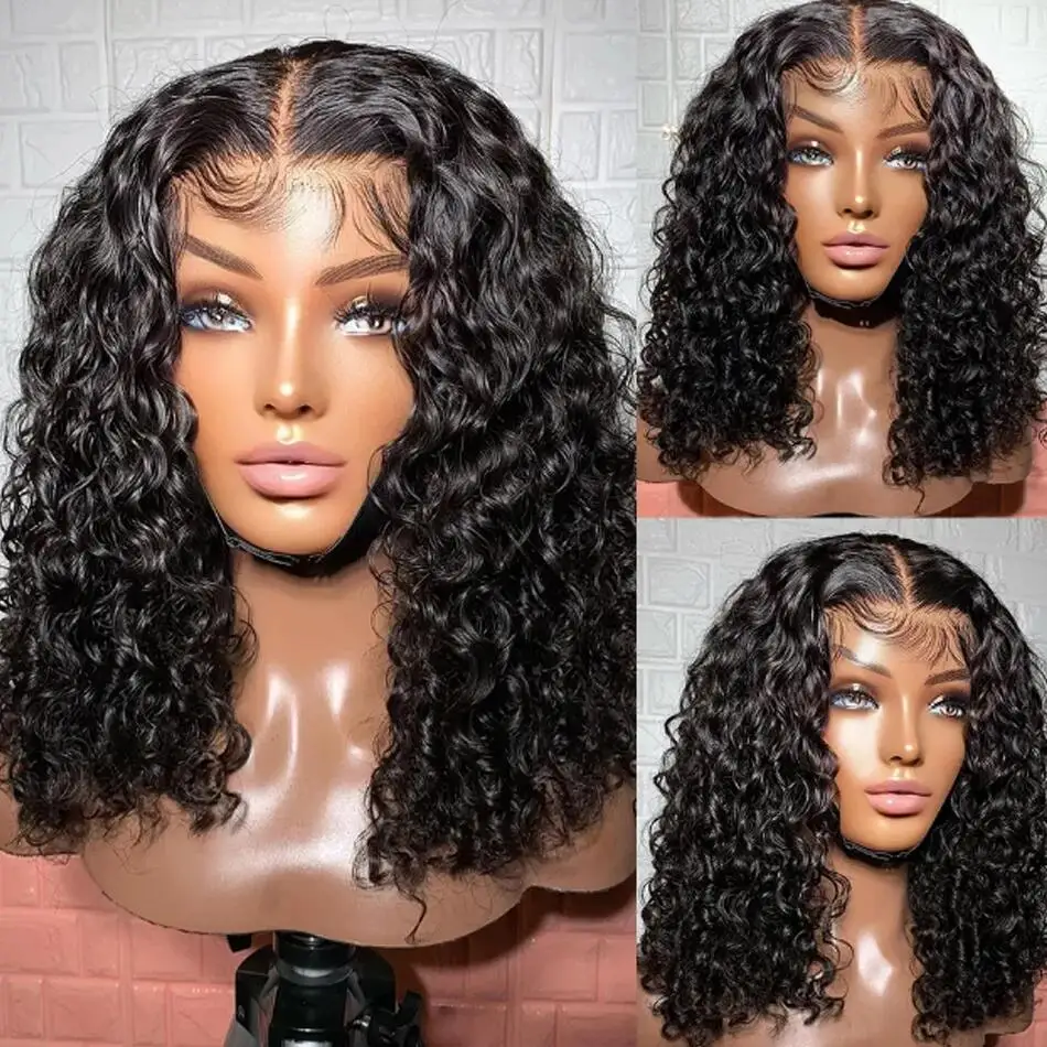 

Long Kinky Curly Soft 180Density 26“ Natural Black Lace Front Wig For Women Babyhair Preplucked Heat Resistant Glueless Daily