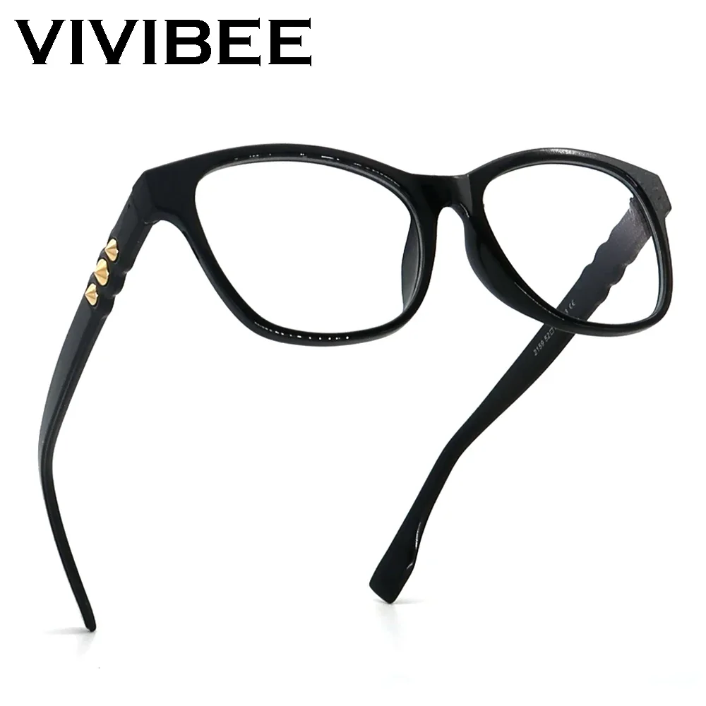 Retro Blue Light Blocking Glasses Men 2025 Black Square Frame Computer Women Anti Bluelight Rays Brille Rivet UV400 Eyeglasses