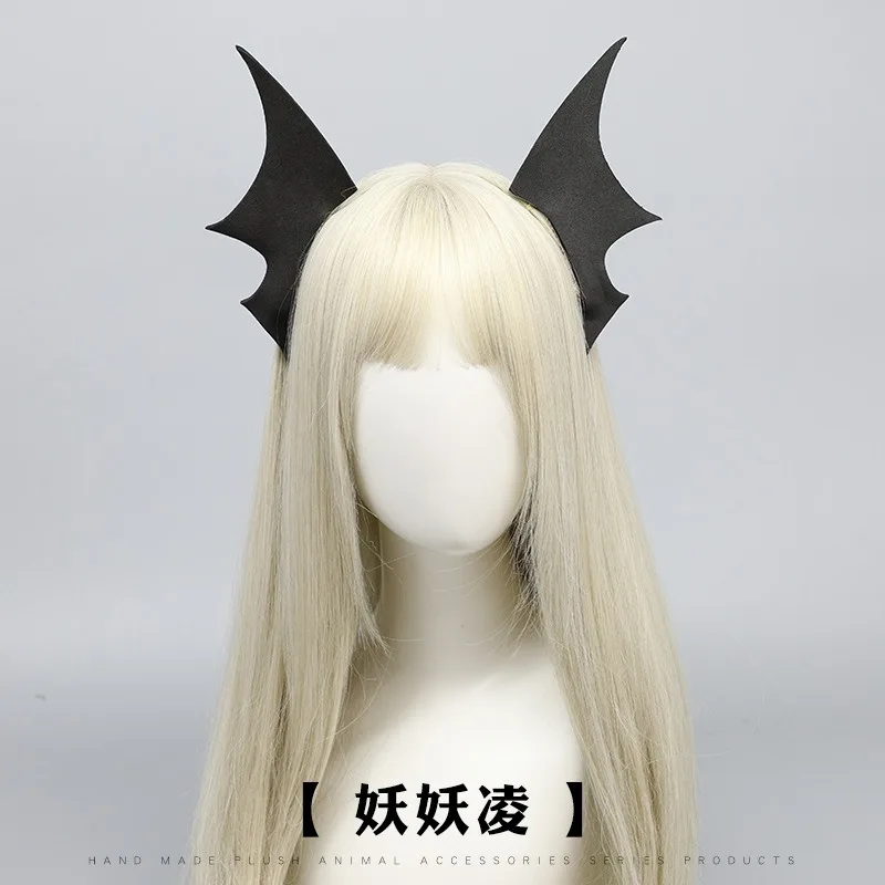 Hair Clips for Girl Halloween Hair Clips Lolita Bat Devil Wings Shape Barrettes Hair Barrettes for Toddler Girls