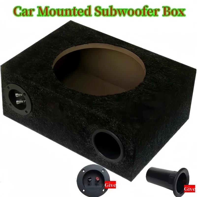 DIY Vehicle Audio Modification, Subwoofer Speaker Box Body, 6.5-inch Car/Home Subwoofer Empty Box, Subwoofer Wooden Housing