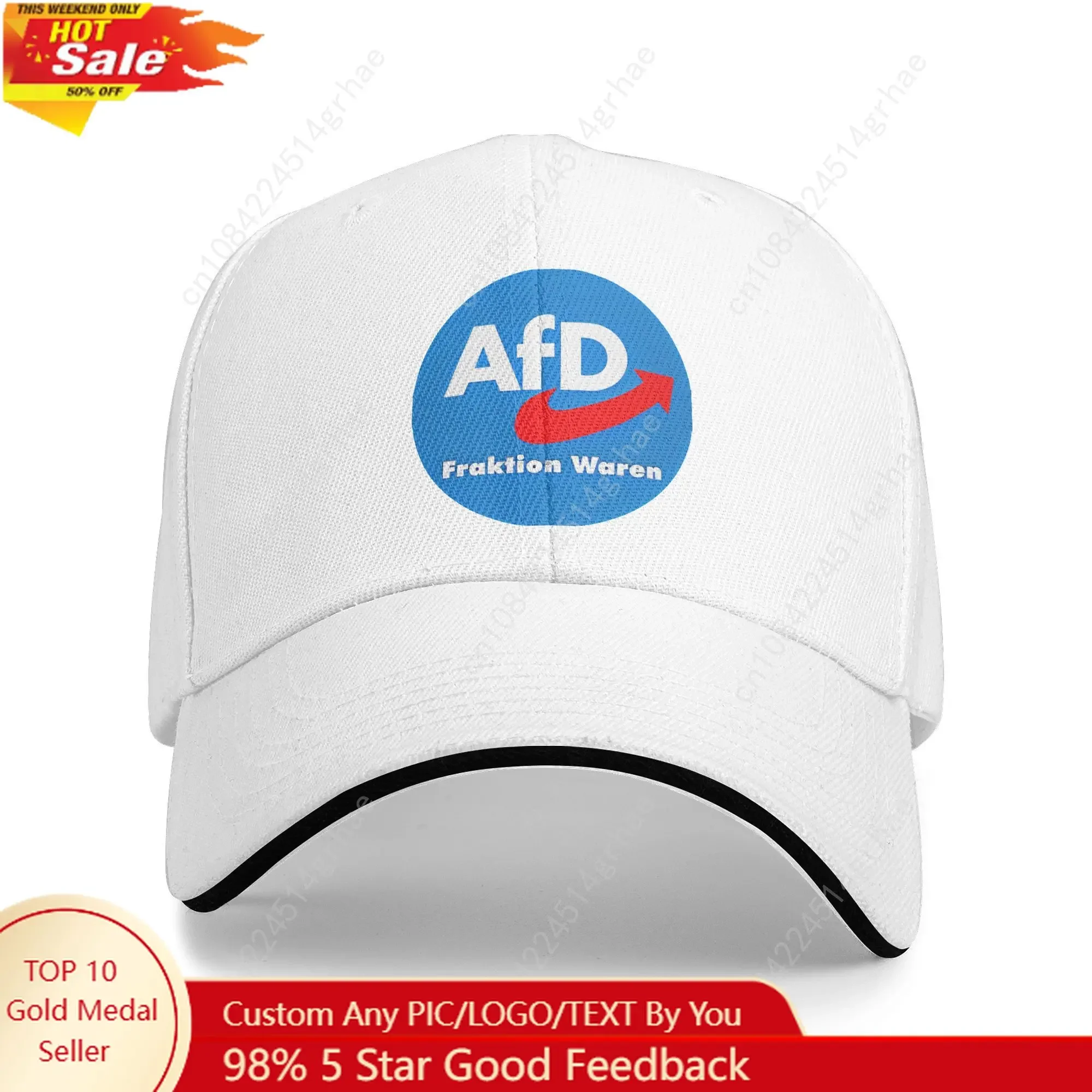 

AFD Alternative Germany Sandwich Hat Adult Hip-Hop Cap Trucker Cap Adjustable Snapback Caps Baseball Caps Summer
