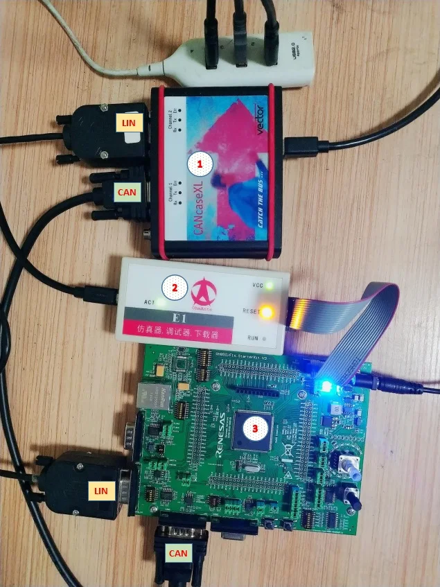 For Renesas RH850 MCU development board Y - ASK - RH850F1LF1KF1HF1KMS4S1F1KH study