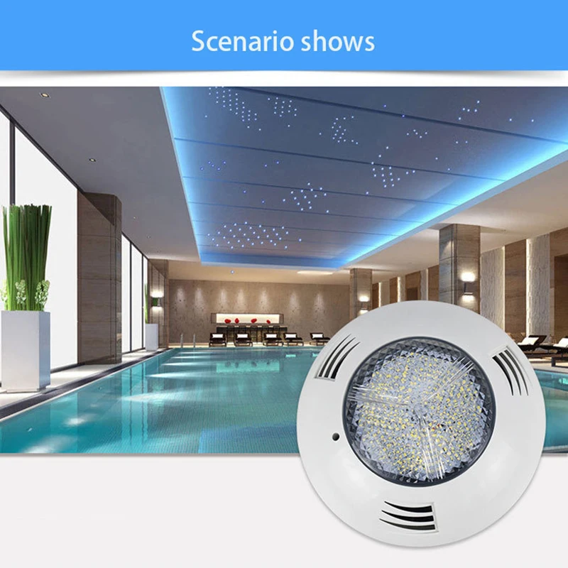 Ip68 Led Swimming Pool Lamps Waterproof Underwater Light AC12V Outdoor Stable LED Pool Lights Submersible RGB Wall Mounted Lamps