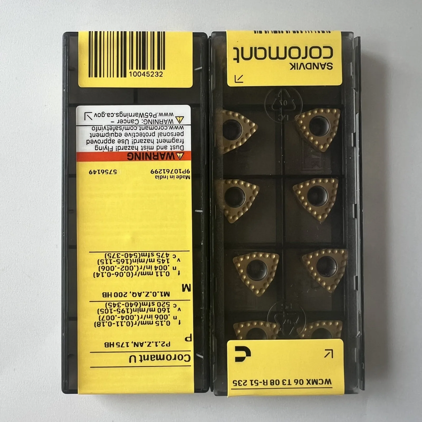 

SANDVIK / WCMX06T308R-51 235 / Original Swedish hard alloy blade 10 Pcs