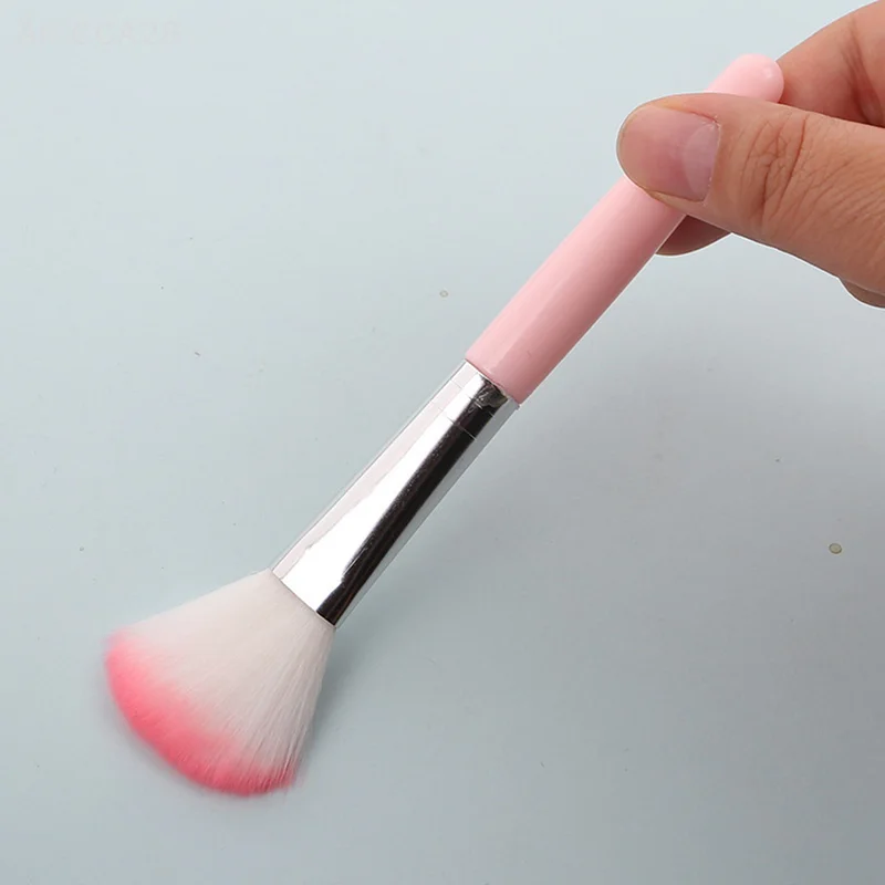 1 قطعة فرشاة فنية للأظافر تنظيف فرشاة إزالة الغبار فرشاة UV جل البولندية تنظيف أداة الجمال ماكياج فرش مانيكير اكسسوارات