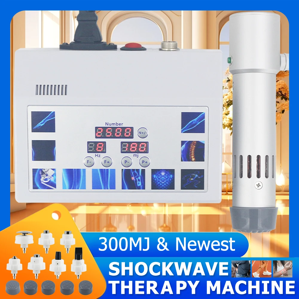 

300MJ Shockwave Therapy Machine For Erectile Dysfunction Shock Wave Massager Body Pain Relief ED Treatment Relaxation Newest