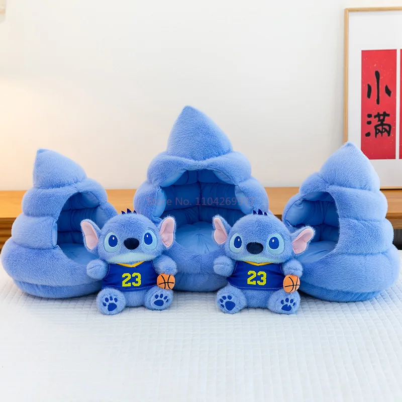 

New Creative Basketball Sports Stitch Plush Toy Doll Soft Baba Wo Stitch Plush Pillow Doll Room Decoration Festival Gift