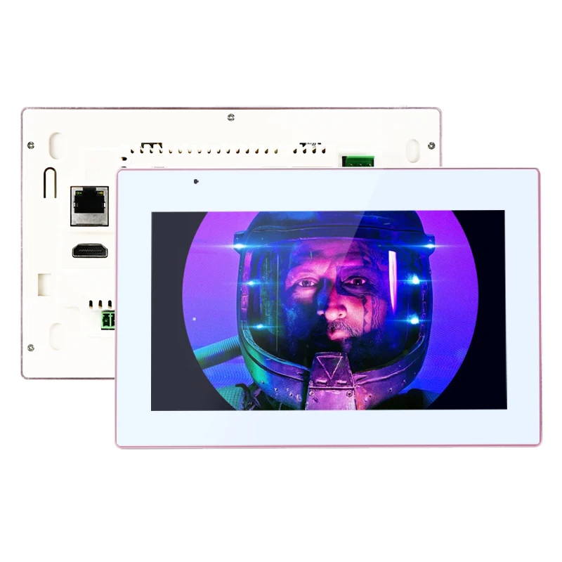 

YC-SM07E 7 Inch Smart Home Tablet with Ethernet New Android Wifi Embedded Touch Screen Plastic Material for Business Use