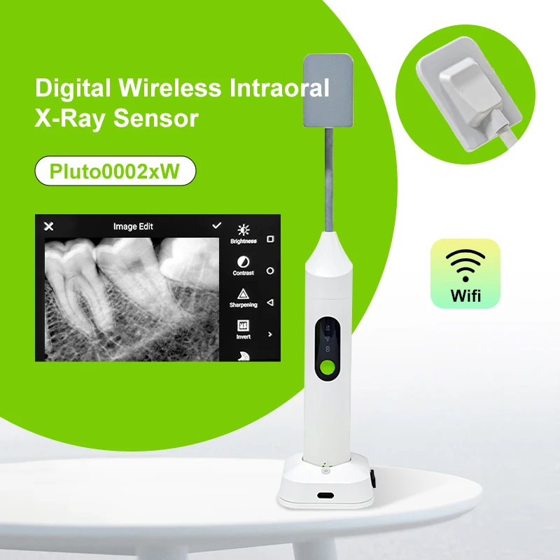 

VV Dental Portable Wireless Xray Sensor Active Area 26x36mm Low Dose Clinical Imaging Intraoral RVG X Ray Sensor