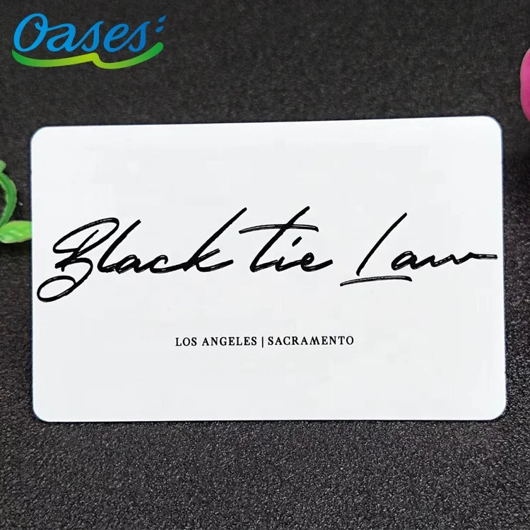 Customized query Custom Design Electroplate Hollowed Out Matte White Metal Business Card Laser Engraving Business Gift Blank Met