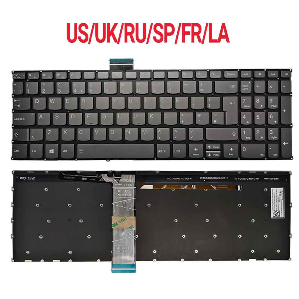 

Pop NEW For Lenovo Ideapad 3-15ITL6 3-15ADA6 3-15ALC6 Russian/US/UK/French AZERTY/Spanish/Latin Laptop Keyboard