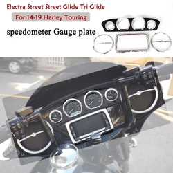Fairing Gauge Stereo Switch Instrument Trims Accents Cover For Harley Electra Glide Street Glide Ultra Limited Tri Glide 2014-up