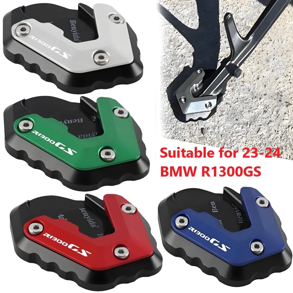 

For BMW R1300GS Adventure R1300 GS ADV GS1300 2023-2024 Motorcycle Kickstand Foot Side Stand Extension Pad Support Plate R 1300
