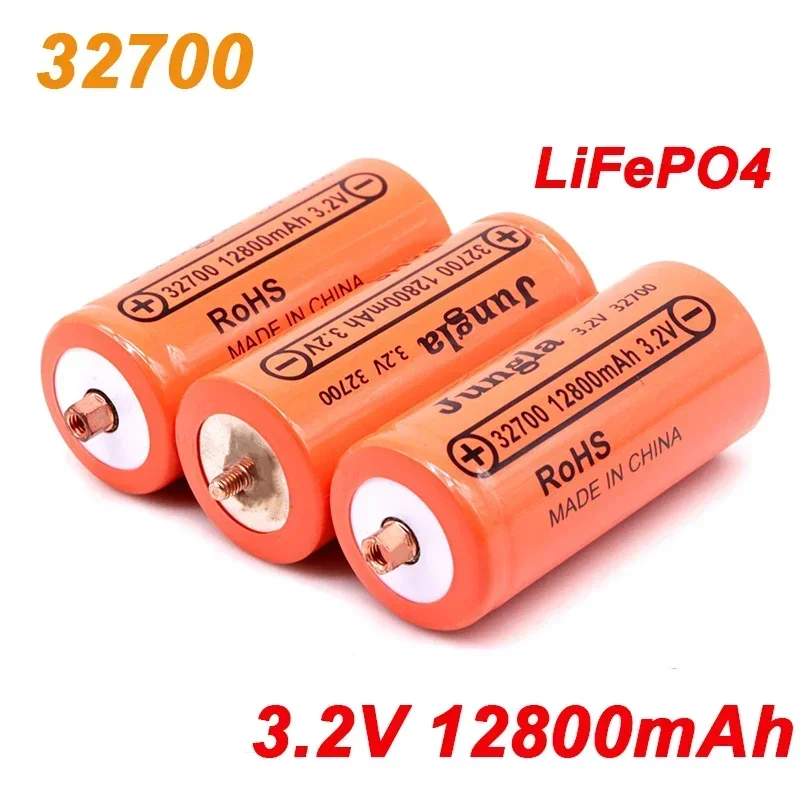 

2024 New 32700 Battery 12800mAh 3.2V lifepo4 Rechargeable Battery Professional Pointed Lithium Iron Phosphate Power Battery