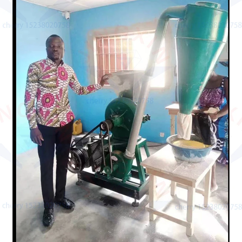 

Factory Supply Maize Grinding Machine Spice Powder Making Machine Wheat Flour Mill With Dust Collector