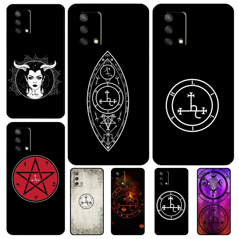 Sigil of Lilith Case For OPPO A98 A78 A58 A18 A96 A76 A16 A15 A17 A77 A5 A9 A74 A94 A52 A72 A53S A54S A57S