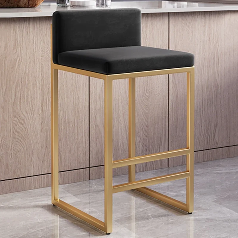 

Counter Office Bar Stools Designer Luxury Reception High Counter Bar Chair Accent Designer Chaise Lounges Furniture