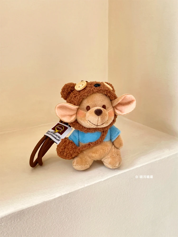 Cute Kangaroo Plush Keychain Plushie Pendant For Women Girls Bag Backpack Purse Car Keys Decoration Soft Stuffed Animal Gift