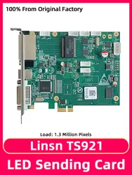 Linsn-tarjeta de envío Led TS921, admite Entrada de fuente de vídeo 4K, compatible con todas las tarjetas receptoras, funciona con pantalla LED de concierto