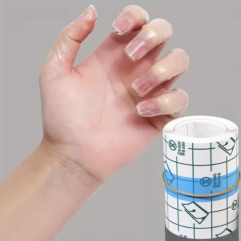 1 Roll Security labor protection finger cover, transparent self-adhesive finger cover, finger wrapping tape, PU waterproof tape