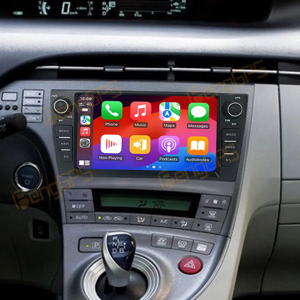 9 Inch Screen Android 14 Car Radio For Toyota Prius 2009-2013 Carplay GPS Navigation Multimedia Player Navigation DSP Stereo