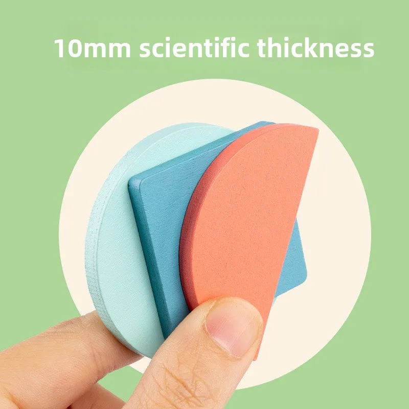 Puzzle per bambini Puzzle di forma geometrica Puzzle di illuminazione Blocchi di costruzione Puzzle per asilo Giocattoli di forma per l'educazione precoce