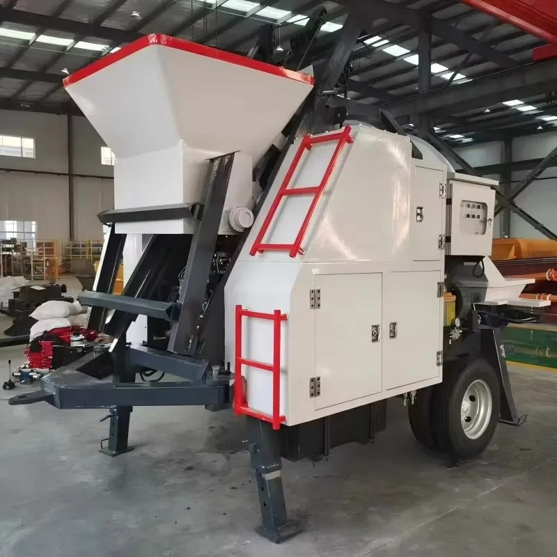 Customized Electric Concrete Mixer Pump- Mixing Capacity & Power-Integrated High-Efficiency Machine