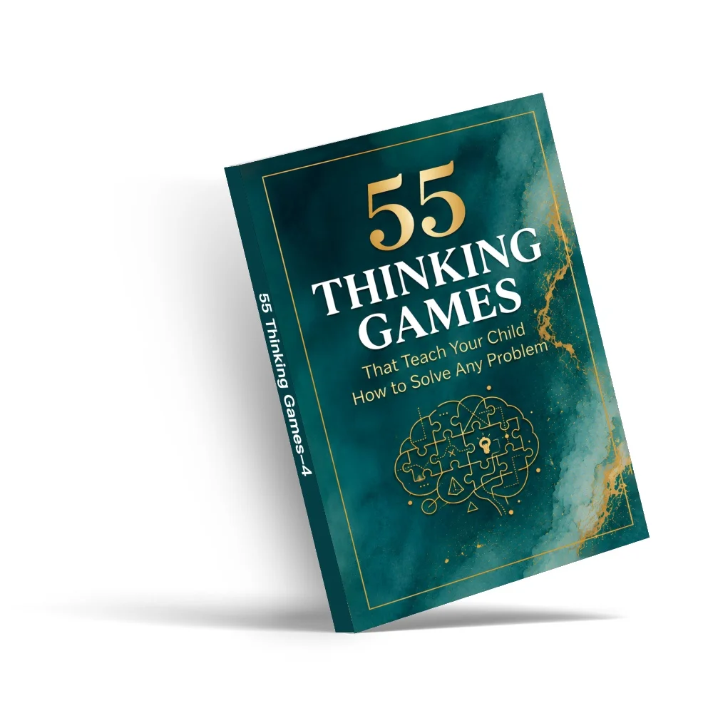 55 Thinking Games, Logic and Problem-Solving Activities for Kids, Critical Thinking, Focus and Family Learning