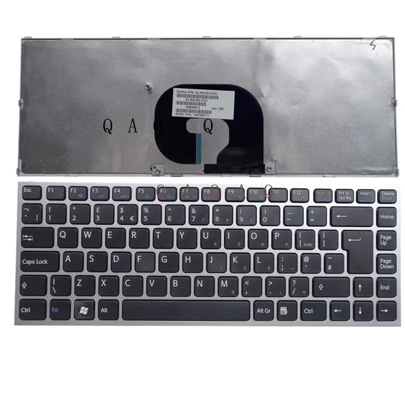 

QA Новая клавиатура для ноутбука Sony VAIO 9J.N0U82.K0U 9J.N0U82.K1A 9J.N0U82.K1E