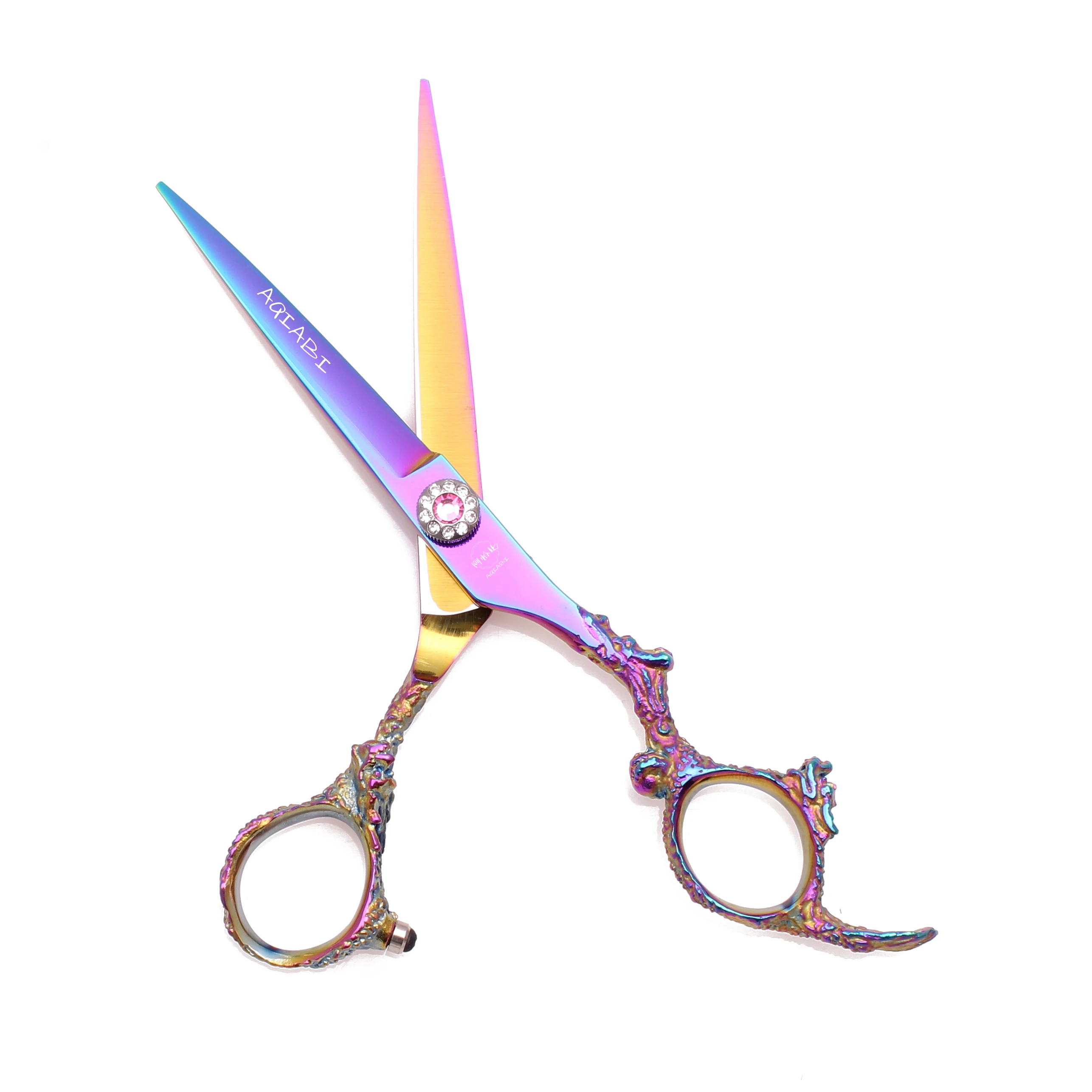 6.0 ''profession elle Haars chere 440c Japan Stahls chere Schere Friseur Ausdünnung Salon Friseur & Home Drops hipping a9005 – Detail 9