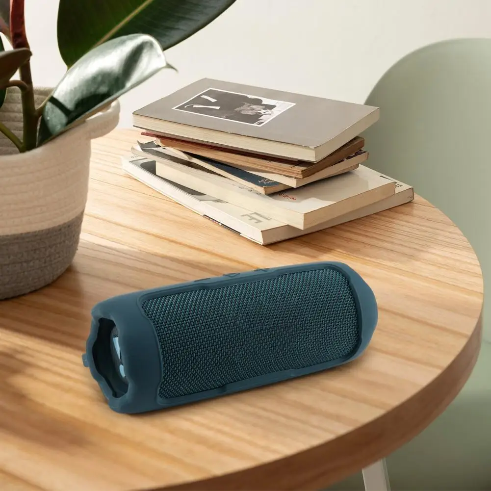 حافظة مكبر صوت سهلة التركيب مقاومة للماء من السيليكون لهاتف Jbl Flip 7 مع تثبيت عمود عربة الجولف متوافق مع البلوتوث