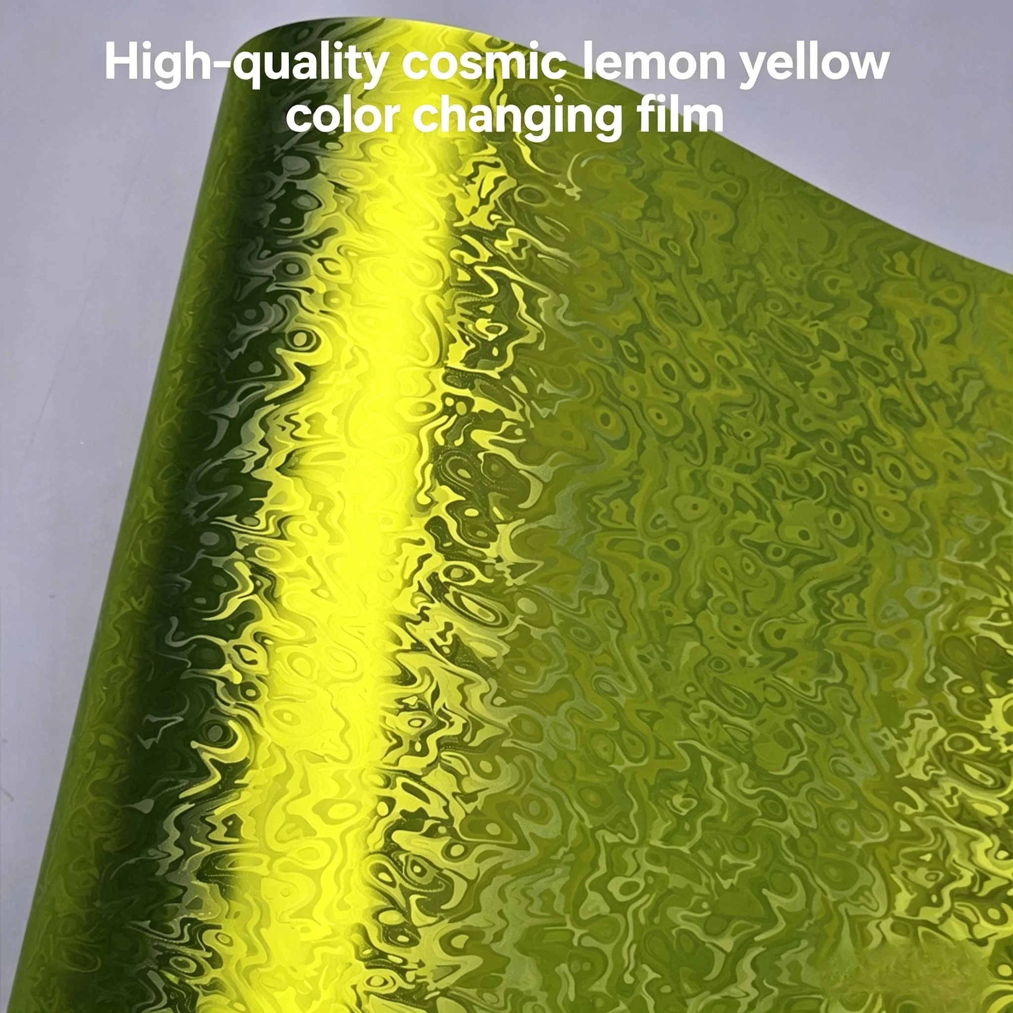 

High-quality Matte Cosmic Lemon Yellow Sticker Car Wrap Vinyl Decals for Vehicle Car Tuning Stickers Automotive Exterior Film