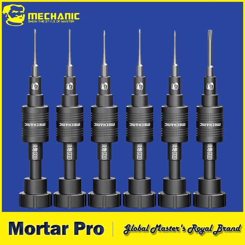 【MECHANIC 】Screwdriver Mortar PRO For iPhone Notebook Watch And Glasses Repair With Magnetic Screwdriver Set Cross Y-type Torx