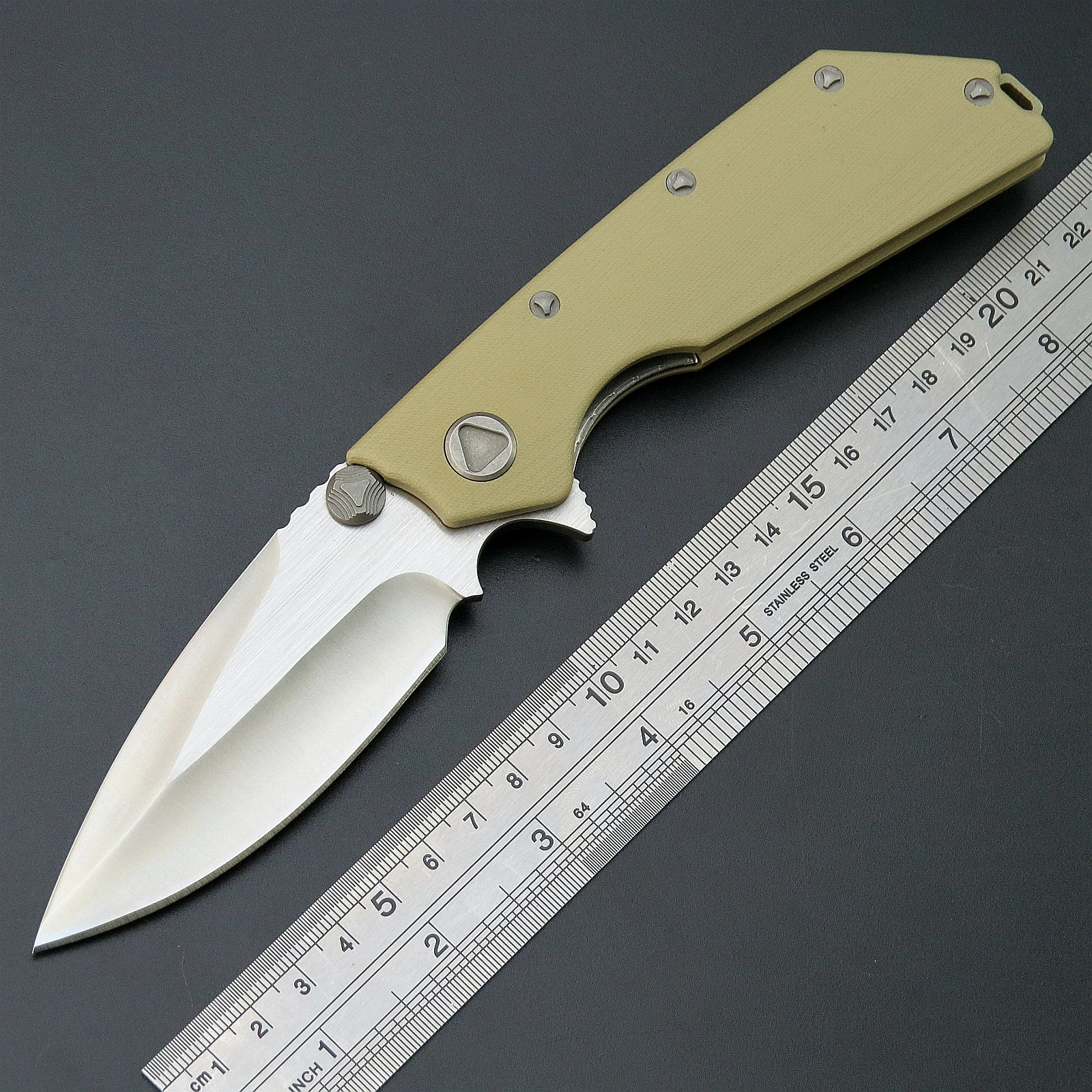 New Eafengrow EF335 Folding Knife D2 Steel Blade +G10/ Micarta Handle Pocket Knife for Working Camping Hiking EDC Tool