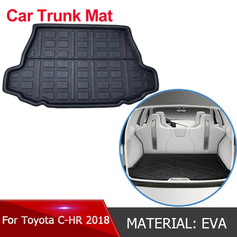 

EVA Car Rear Trunk Mat Waterproof Protective Liner Trunk Tray Floor Mat Car Accessories for Toyota C-HR CHR C HR 2017 2018 2019