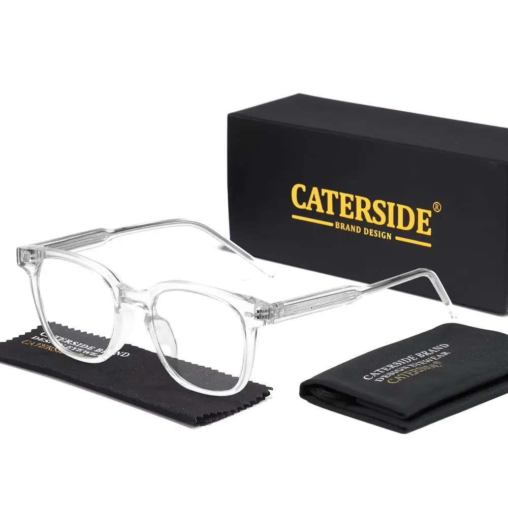 CATERSIDE Neue Männer TR Platz Optische Gläser Rahmen Frauen Klassische Einfache Anti BlueLight Computer Brille Optische Brillen Rahmen – Detail 15