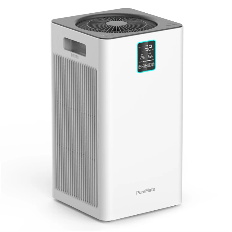 Portable High Efficiency Air Purifier with Real-Time Air Quality Monitor Active Carbon & HEPA Filter for Home Use Use
