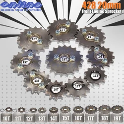 428# 20mm 10T-19T Front Engine Sprocket For KAYO BSE SSR SDG Dirt Pit Bike ATV Quad Go Kart Moped Buggy Scooter Motorcycle