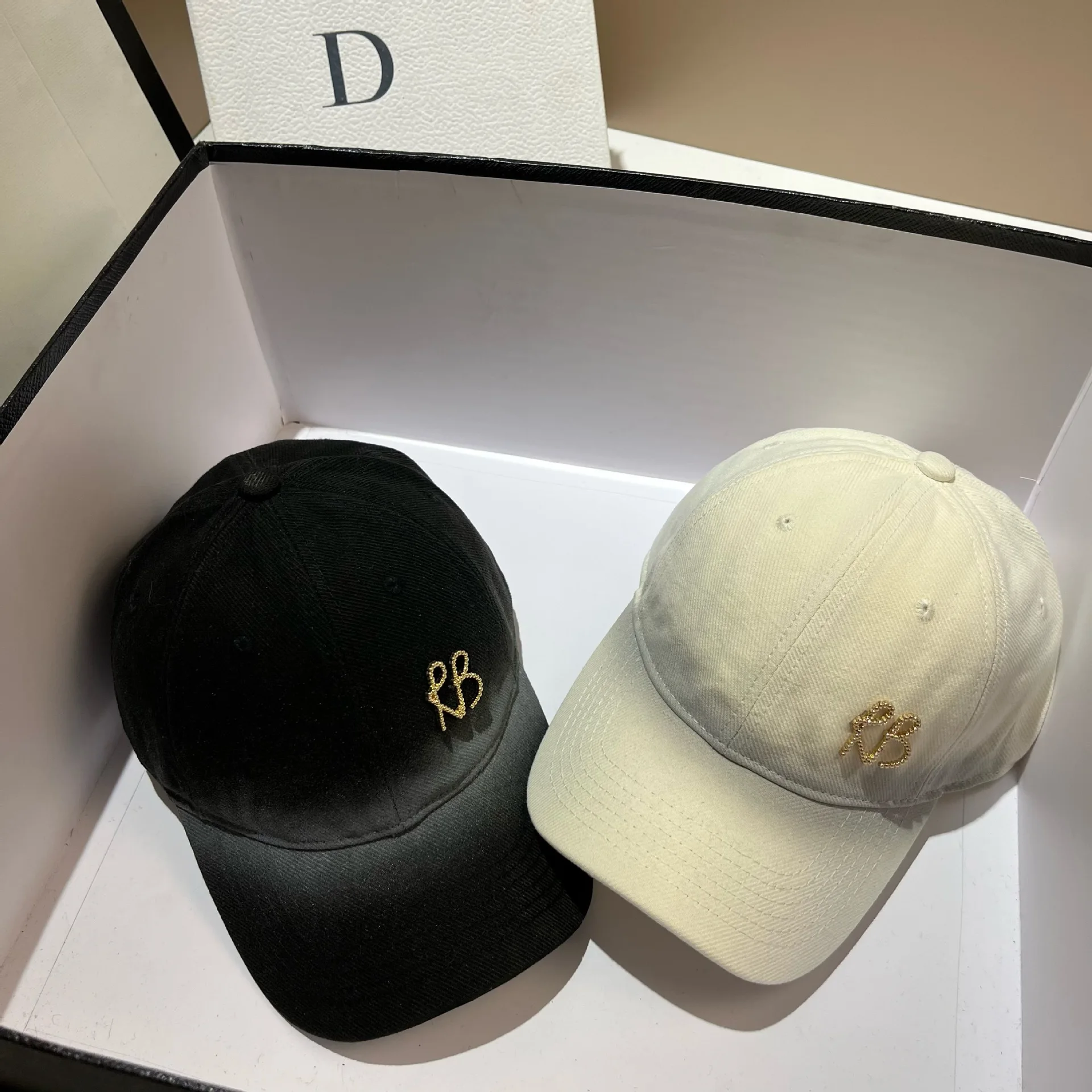 

Роскошная металлическая бейсболка с буквами RB, модная кепка унисекс в стиле хип-хоп, регулируемая кепка-снепбэк, кепка-дад-хат, уличная кепка с козырьком от солнца