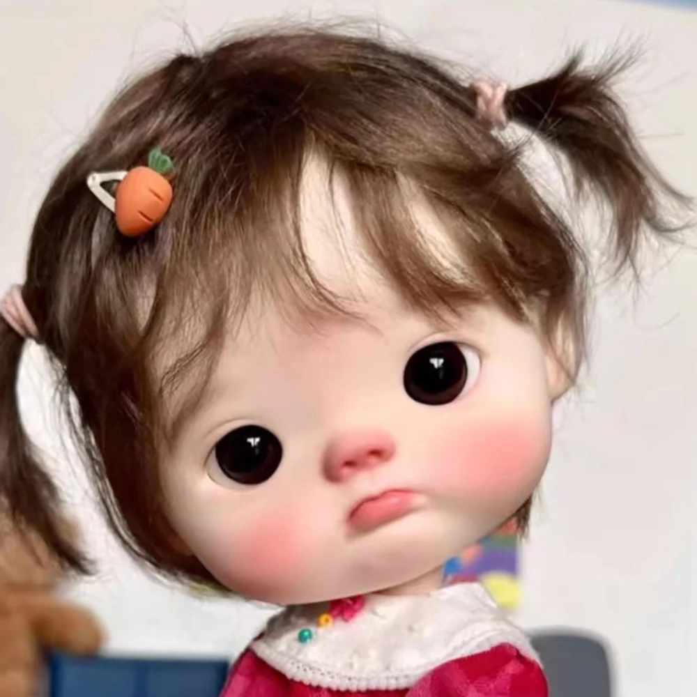 

Кукла с большой головой 1/6, кукла BJD из смолы, без макияжа, для самостоятельной сборки, игрушки для девочек, подарки на день рождения