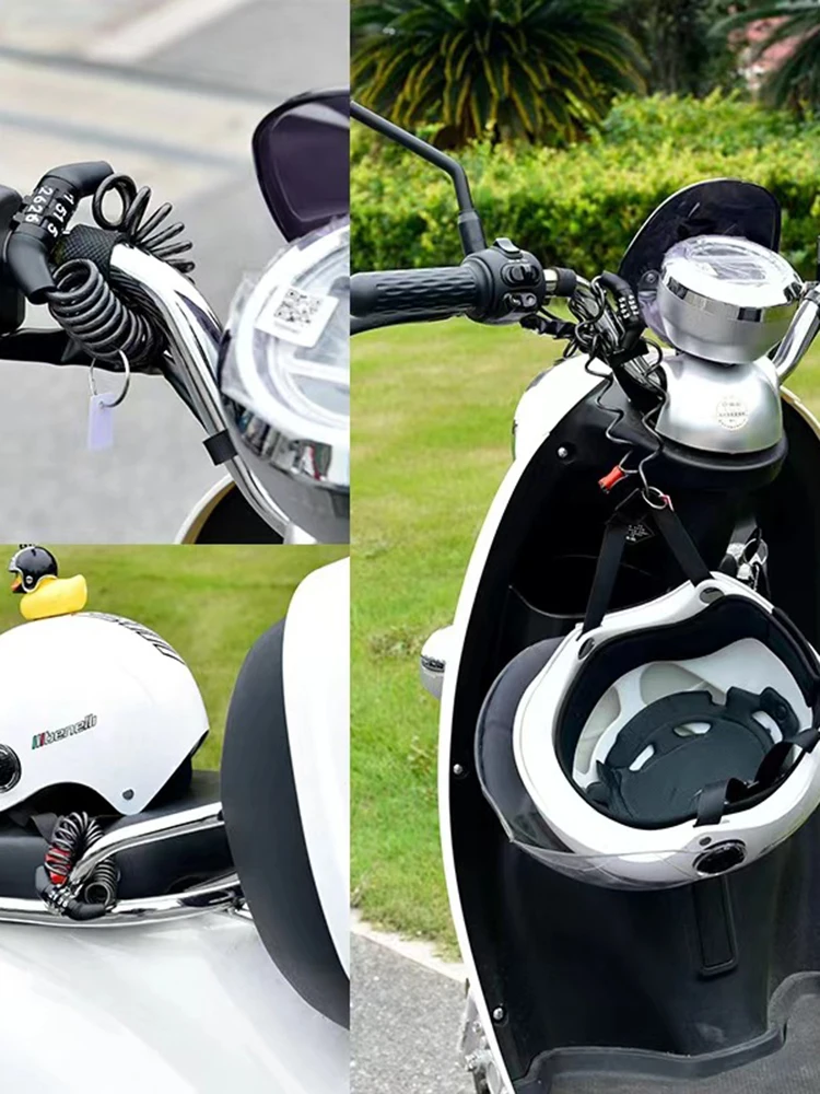 AliExpress Universal 1 PCS Electric Cars Motorcycle Helmet Password Wire Lock Portable Anti-Theft MTB Road Bike Bicycle Security Lock